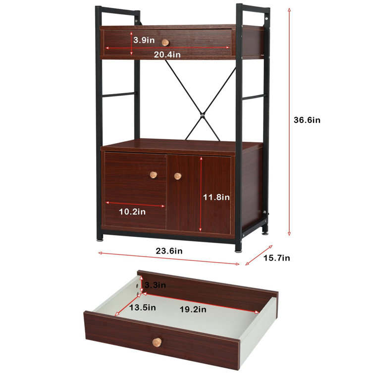 Latitude Run® Pollastri 15.7'' Stainless Steel Standard Baker's Rack